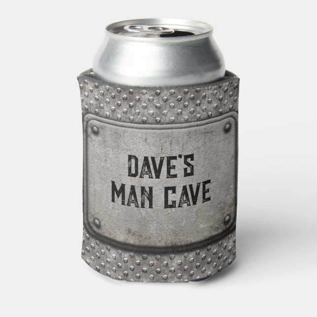 Personalised Man Cave Can Cooler (Can Back)
