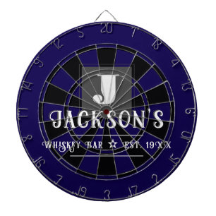 Personalised Man Cave Custom Bar Name Dartboard