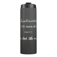 Personalised Man of Valour Bible Verse