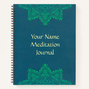 Personalised Mandala Meditation Journal