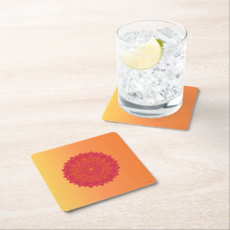 Personalised Mandala Paper Coasters