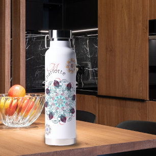 Personalised mandala wonder water bottle