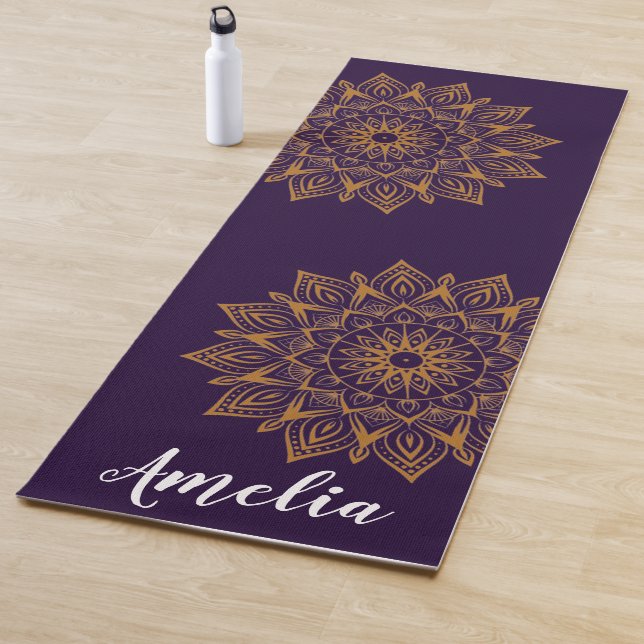 personalised mandala  yoga mat (In Situ)