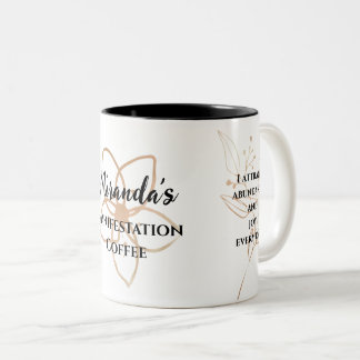 Personalised Manifestation Law of attraction Two-Tone Coffee Mug