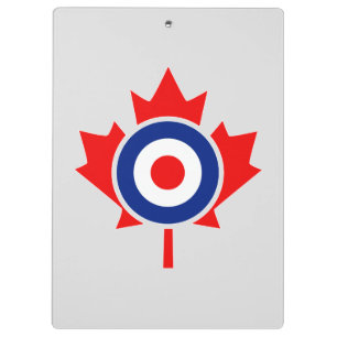 Personalised Maple Leaf Roundel Mod CANADA Clipboard