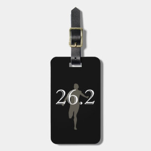 Personalised Marathon Runner 26.2 Keepsake Luggage Tag