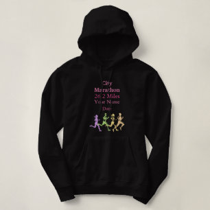Personalised Marathon Runner Hoodie