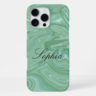 Personalised Marbel iPhone 16 Pro Max Case