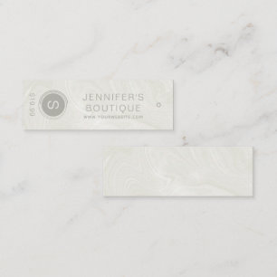 Personalised Marble Boutique Price Branding Calling Card