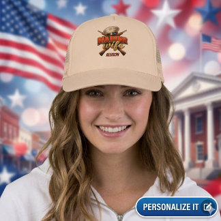 Personalised Marine Wife Trucker Hat