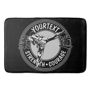 Personalised Martial Arts JUDO Japan Combat Sport Bath Mat