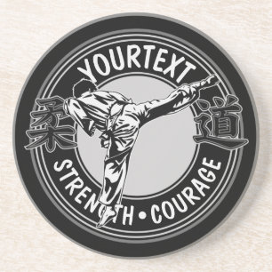 Personalised Martial Arts JUDO Japan Combat Sport Coaster