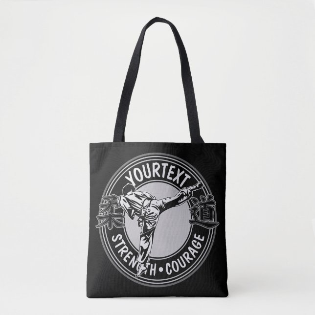 Personalised Martial Arts JUDO Japan Combat Sport  Tote Bag (Front)