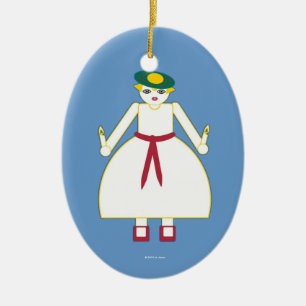 Personalised Martzkin St. Lucia Day Ornament