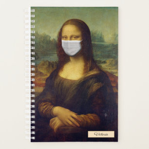 Personalised Masked Mona Lisa Student Planner