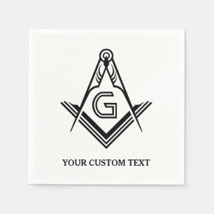 Personalised Masonic Napkins and Decorations