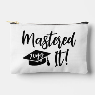 Personalised Masters Degree Graduation Mastered It Accessory Pouch