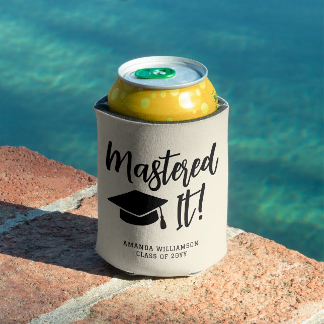 Personalised Masters Degree Graduation Mastered It Can Cooler (In Situ Pool)