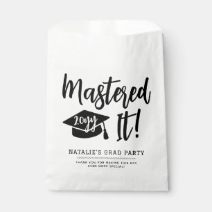 Personalised Masters Degree Graduation Mastered It Favour Bag