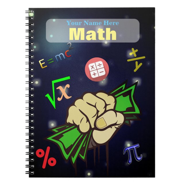 Personalised Math NoteBook (Front)
