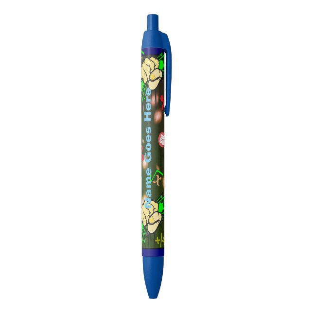 Personalised Math Symbol Pen (Bottom (Vertical))