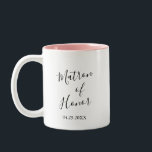Personalised Matron of Honour Two-Tone Coffee Mug<br><div class="desc">Personalised Matron of Honour Two-Tone Coffee Mug (</div>