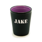Personalised Matte Black/Colour Shot Glass #12