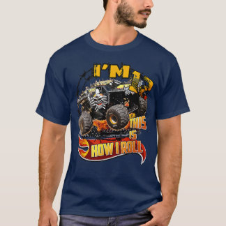 Personalised Max D Monster Truck Birthday  T-Shirt