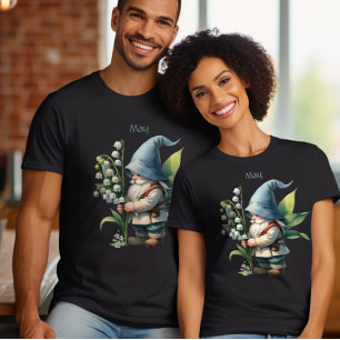 Personalised May Birth Month Garden Gnome T-Shirt