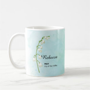 Personalised May Flower Mug