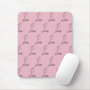Personalised May Lily of the Valley Birth Flower Mouse Pad