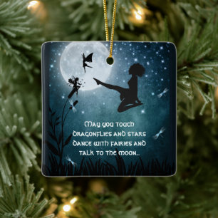 Personalised May You Dance w/ Fairies Irish Dance Ceramic Ornament