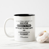Personalised Mayor Thank You Mug Civic Leader Gift