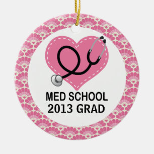 Personalised Med School Graduate Ornament
