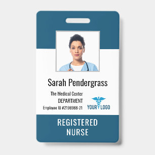 Personalised Medical Centre Employee Photo ID Badge