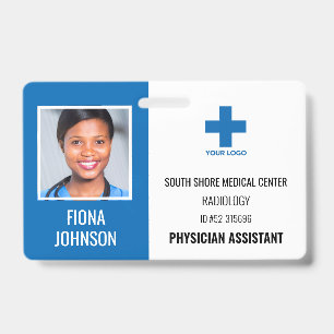 Personalised Medical Employee Logo Photo ID Badge