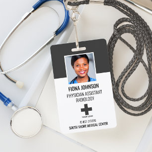 Personalised Medical Employee Logo Photo ID Badge