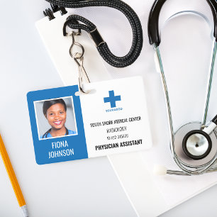 Personalised Medical Employee Logo Photo ID Badge