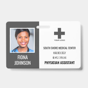 Personalised Medical Employee Logo Photo ID Badge