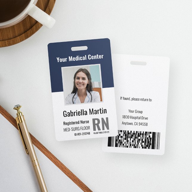 Personalised Medical Employee Photo ID Badge (Creator Uploaded)