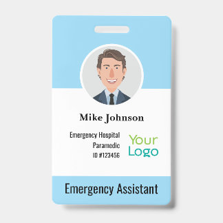 Personalised Medical Employee Photo ID Badge