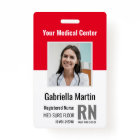 Personalised Medical Employee Photo ID