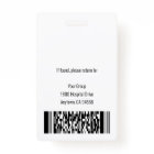 Personalised Medical Employee Photo ID