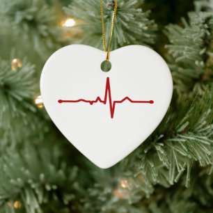 Personalised Medical Heart Ornament