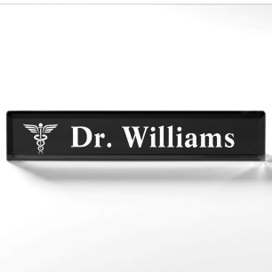 Personalised MEDICAL & Hospital Pharmacy Nameplate
