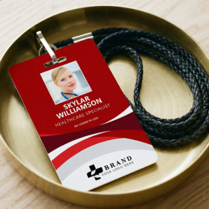 Personalised Medical Logo ID Photo Badge
