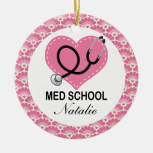 Personalised Medical School Graduate Ornament