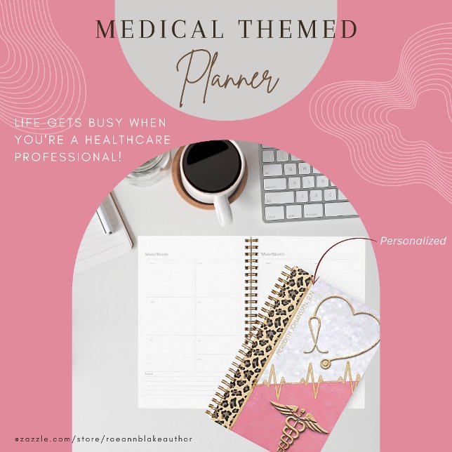 Personalised Medical Theme Monthly Planner (Creator Uploaded)