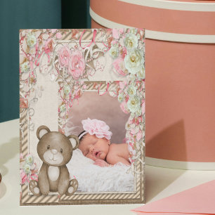 Personalised Meet Our New Baby Announcement