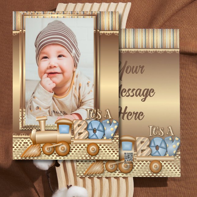 Personalised Meet Our New Baby Announcement  (Creator Uploaded)